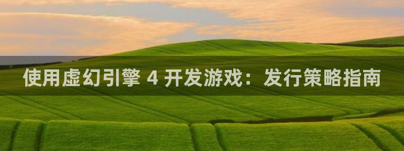 顺盈平台注册网址：使用虚幻引擎 4 开发游戏：发行策略指南