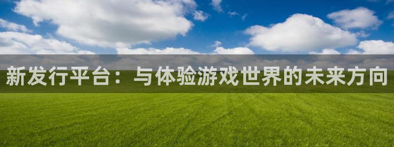 顺盈app是真的吗还是假的：新发行平台：与体验游戏世界的未来方向